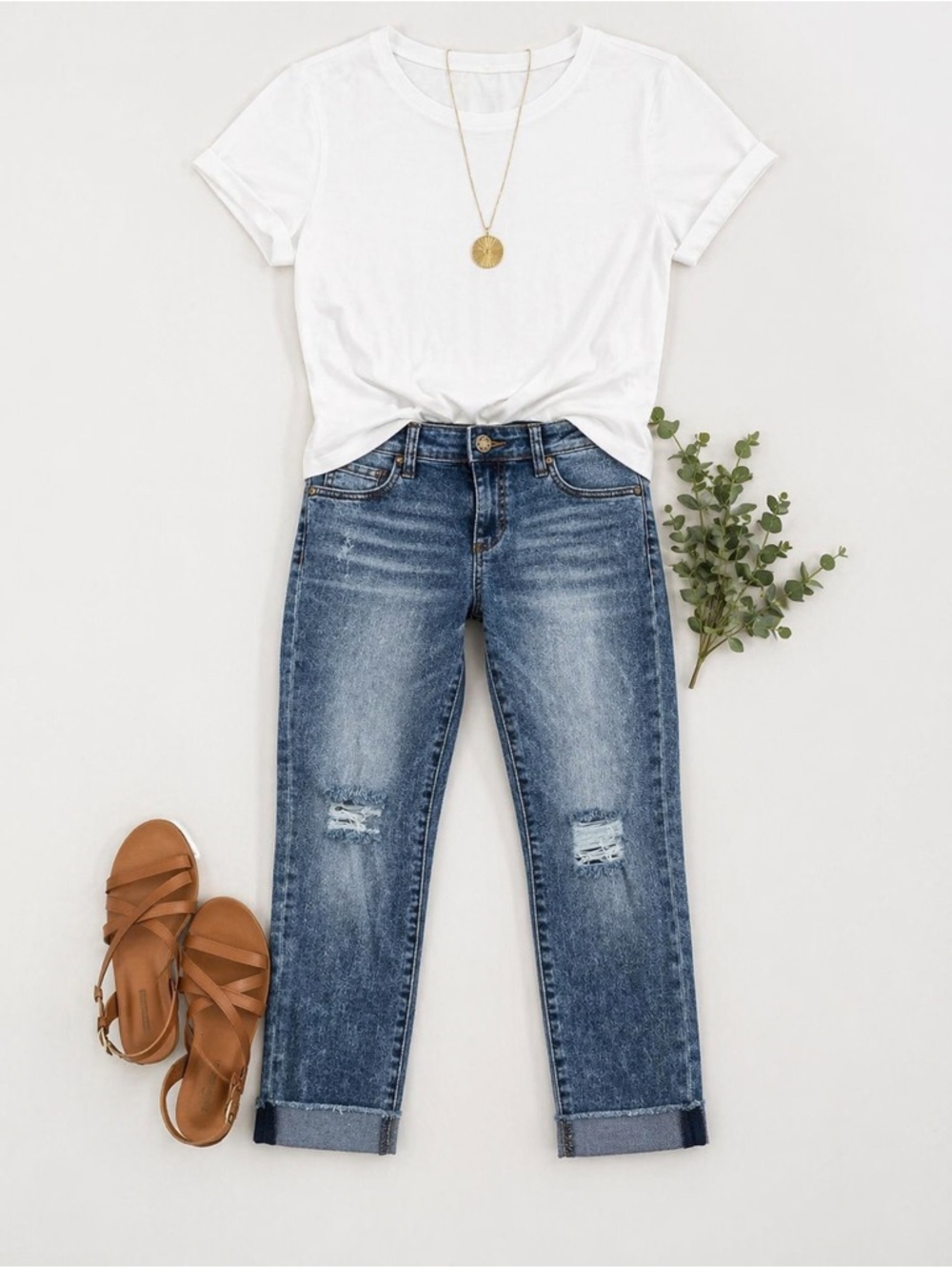 Kut from the Kloth jeans Distressed cropped sizes various - Picture 3 of 8